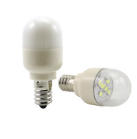 Boat Led Bulb, 1.5 watts - 10-30 volts - indicator led - E12 - D25*57mm - White/Clear color - T25-6L-E12-W - AZLED